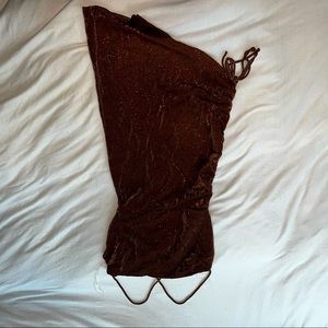Bronze brown dress never worn